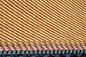 golden roof in Forbidden City, China, beijing