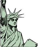 statue of liberty drawing