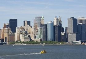 view from the river to new york