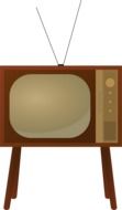 Retro Antique Tv drawing