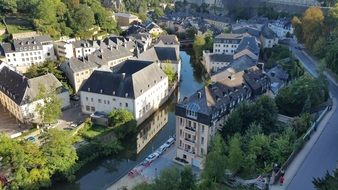 Luxembourg from above