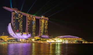 Picture of Laser Show in Singapore