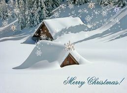 Merry Christmas, nice greeting card