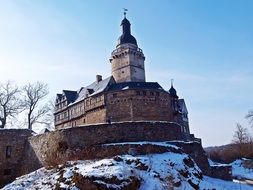 castle falkenstein on a hill