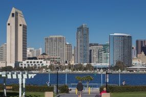 computer city panorama of San Diego