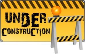 Under Construction sign drawing