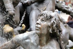 Nuremberg fountain statue