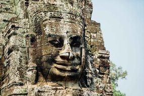 Cambodia Angkor statue