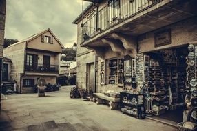 photo of old buildings on a street