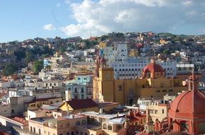 panorama of the mexican city of guanajuato