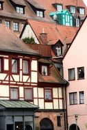 Fachwerkhaus buildings in maintained old town