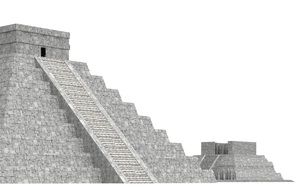 pyramid with steps in Mexico