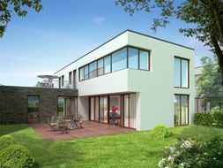3d visualization of a single family home
