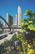 view of the new City Hall in Toronto