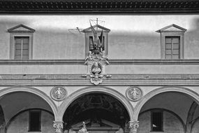 facade of an Italian house