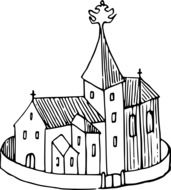 christian church as a sketch