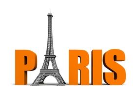 Eiffel Tower instead of letter in Paris
