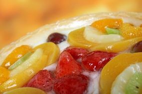 fruit on the cake
