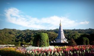 pagoda in the Thai park