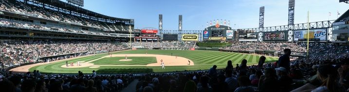 people on the podium during baseball