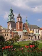 castle in the old town of poland