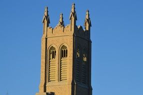 historic stone bell tower