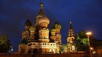 Red Square in Moscow at night