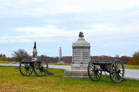 cannon on the grass