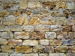 stone wall close up