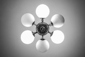 chandelier with round shades