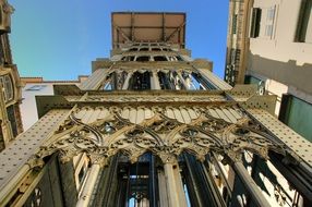 elevador de santa justa is a lift in Lisbon