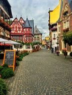 street in a small town in Germany