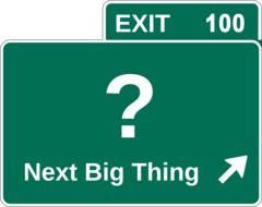 green road sign with the words