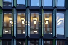 Lights Window Mirroring Office