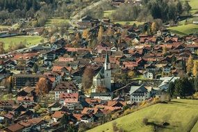 church in the village of Bad Hindelang