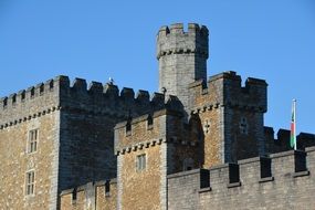 photo of a medieval fortress and towers