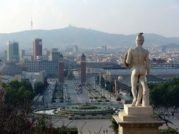 panorama of barcelona