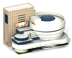 museum building in miniature