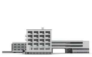 gray building in Dessau