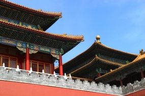 Roof of Chinas Forbidden City