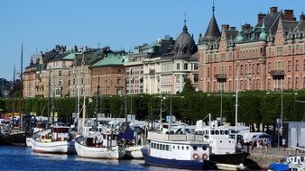 ships in port in sweden