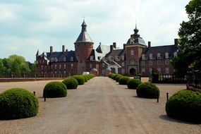 Castle hotel in park, germany, Isselburg