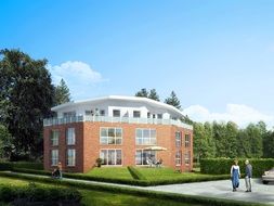 single family villa visualization