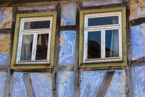 facade of an old farm