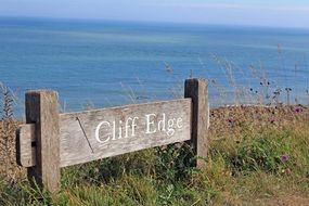 sign on the coast