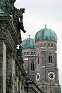 Church steeples in Munich