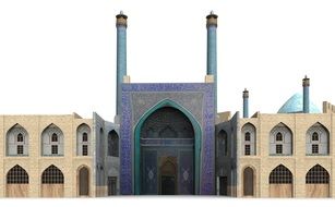 Shah Mosque facade, iran, isfahan