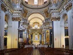 cathedral interior in nice