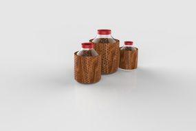 Bottles as a 3D drawing