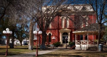 Landscape of Brewster County Courthouse